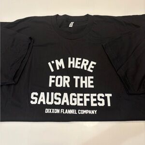 Dixxon Flannel Company Graphic T-shirt I’m Here For the Sausage Fest Size 2X